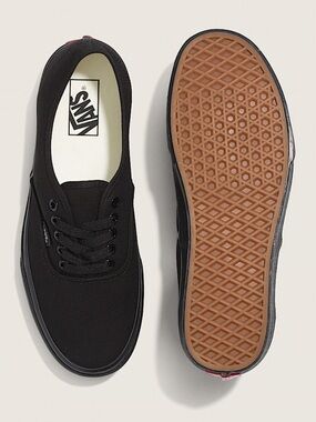 Vans Authentic Skate Shoe Black Monochrome Size 8 Women’s / 6.5 Men’s